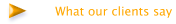 What our clients say